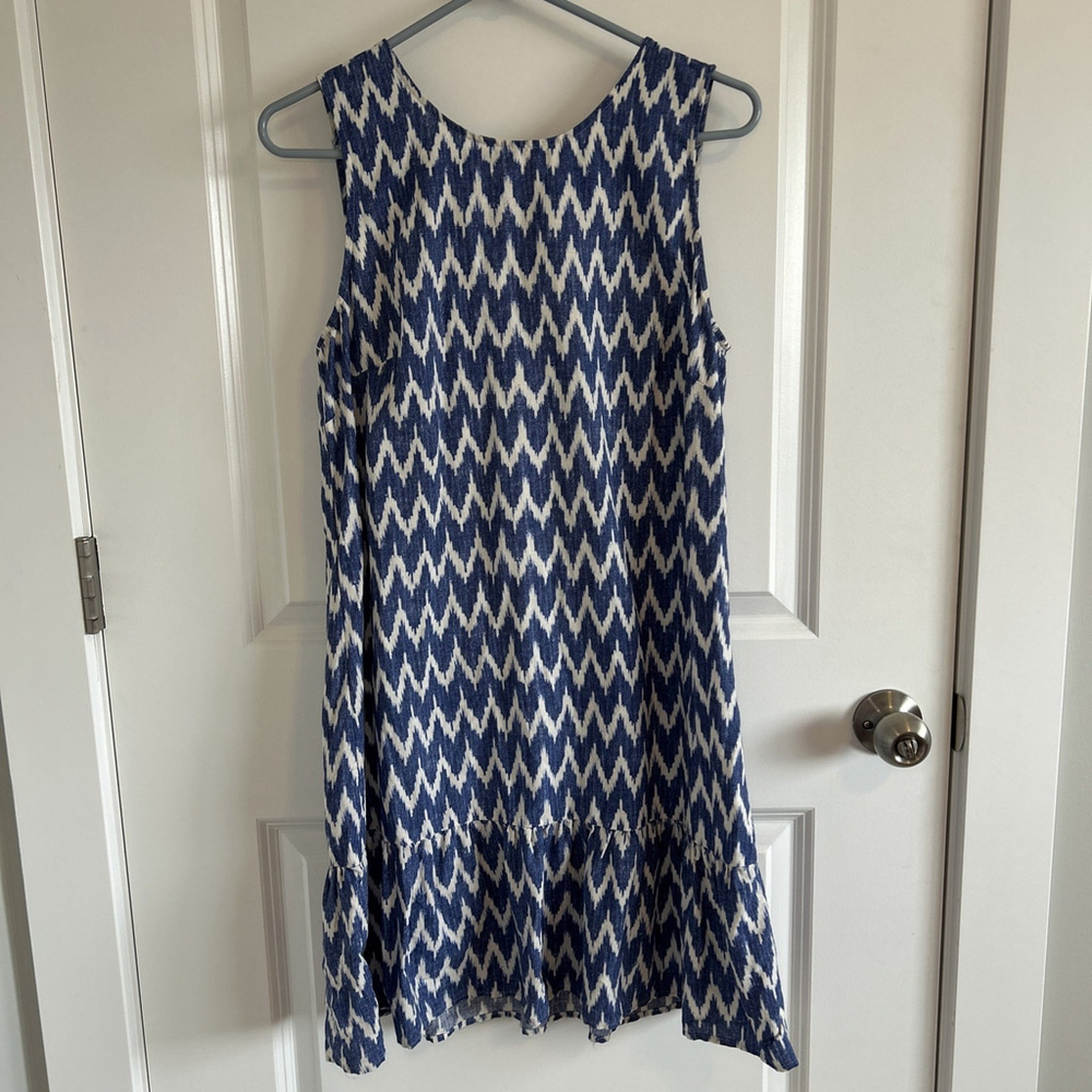 J Crew Bowback Ikat Print Dress Multicolor Sz XXS